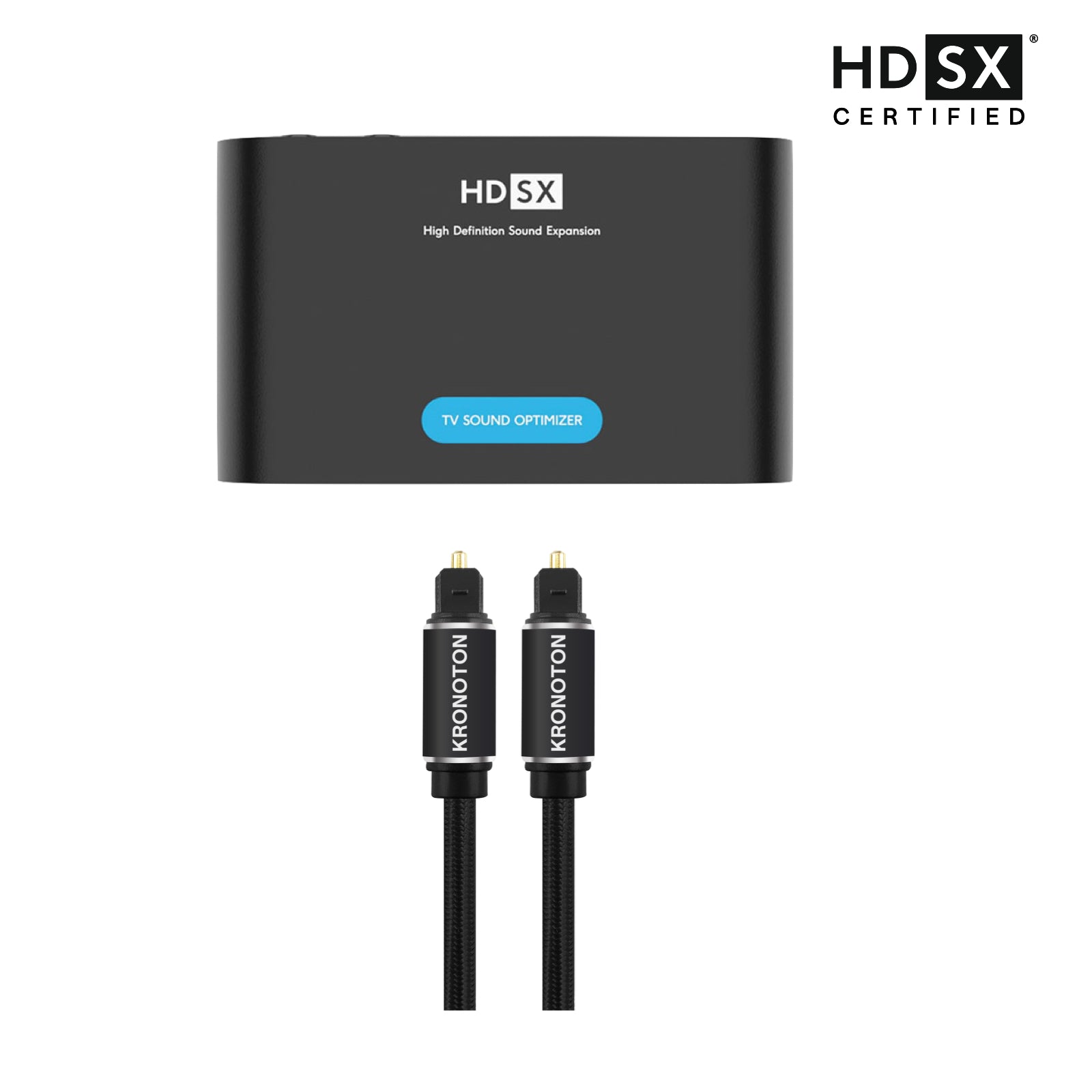 HDSX TV Sound Optimizer TOSLINK Connect Set