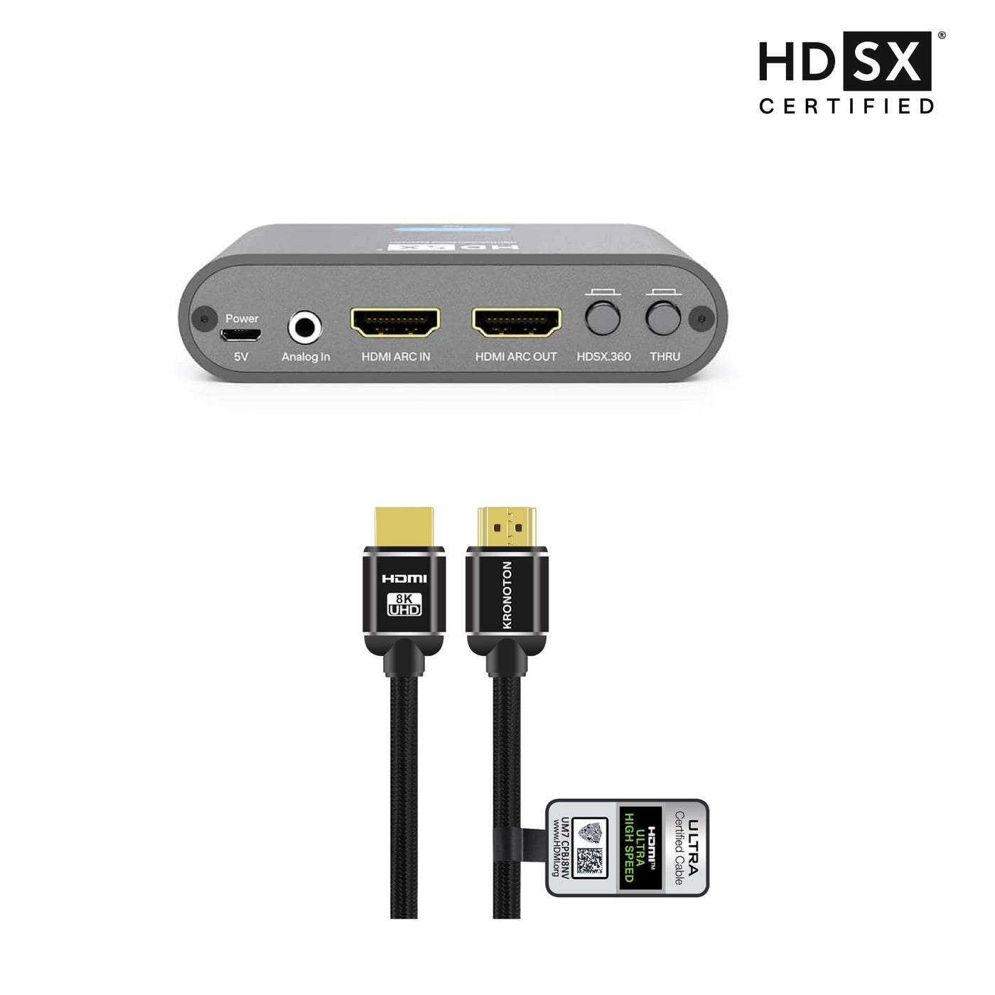 HDSX TV Sound Optimizer HDMI ARC Connect Set